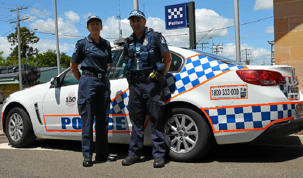 BLUE CHRISTMAS: Warwick Police Sergeants Lisa Self and Shane Reid are supervising shifts on Christmas Day. BLUE CHRISTMAS: Warwick Police Sergeants Lisa Self and Shane Reid are supervising shifts on Christmas Day.
